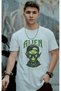 Unisex Oversize 24/1 Combed Cotton Dtf Printed T-Shirt - Dtf173 - 3