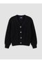 Two Mt Shop Quality Black V-Neck Girls' Knitwear Cardigan
