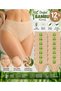 Özten 12 Li Women's Natural Bamboo High Waist Panties Set