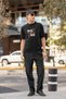 Men's Custom Printed Modern Fit 100% Cotton Crew Neck T-Shirt - 4