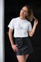 Marchè Bien Women's Custom Printed Modern Fit 100% Cotton Crew Neck T-Shirt - 2