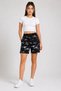 Marchè Bien Girls' Premium Swim Shorts with Zipper Pockets and Mesh Lining - Black