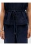 Top din denim fără mâneci - 5