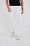 Marchè Bien Men's Three-Thread Basic Sweatpants - White - 6