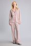 100% Cotton Regular Fit Long Sleeve Patterned Piping Pajama Set I3851Ax26Au