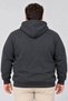 Marchè Bien Men's Oversized Three-Thread Ribbed Hooded Kangaroo Pocket Winter Sweatshirt - 3
