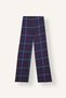 Star Printed Checkered 2-Piece Pajama Set for Girls I6091A826Wn - 5
