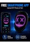 LED Light Up Face Mask with App & Gesture Control, Rechargeable Full Face Transforming Mask with 70 Graphics, 45 Animations, DIY Text, Music Rhythm Mode for Halloween Cosplay Parties Festivals & Gifts - 5