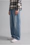 Baggy Fit Normal Waist Wide Leg Jean Trousers I0053Ax26Wn - 4
