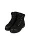 Black Leather Men's Military Boots - 7