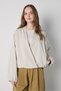Women's Stone Double-Breasted Lined Premium Trench Coat 32044 - 3