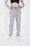 Marchè Bien Women's Three-Thread Cotton Pipe-Cuff Sweatpants with Pockets - Gray - 6