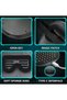 Led Mask, Light Up Mask with Gesture Sensing, LED Lighted Face Transforming Mask, Costume Cosplay Party - 5