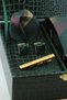 Green Men's Gift Box - Tie, Handkerchief, Cufflinks, Tie Clip Set Kmk291 - 2