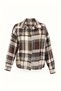 Brown Plaid Oversize Shirt