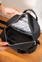 Black 6026 Original Women's Medium Size Backpack with Wallet and 9 Pockets 31X29 cm - 6