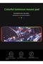 Game RGB Keyboard Mouse Pad, Made Of Natural Rubber.Size:400mm*900mm*3mm - 6
