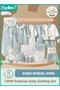 19PCS Newborn Baby Gift Set, Newborn Layette Gift Set for Boys and Girls, Babies Essential Clothes Accessories with Baby Blanket, 100% Premium Cotton, for Spring Summer Autumn Winter Four Seasons