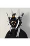 Halloween LED Cyber Punk Mask for Adult Men, Halloween Futuristic Mask Accessories Music Festival Decor DJ Party Coolplay Gift - 2