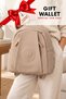 Kum 6206 Original Women's Medium Size Backpack with Wallet and 9 Compartments 31X29 cm