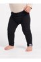 Baby Girls Black Full Length Leggings with Badge - 2