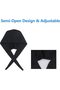 Adjustable Working Cap with Button, Cotton Working Hat Sweatband, Elastic Bandage Tie Back Hats - 6