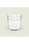 10 Pieces 270 Cc Transparent Cylinder Bowl with Lid - 5