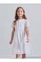 Girls Off-White Polka Dot Lurex Dress - 2