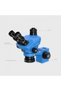 Microscope FW-S65Pro Max02, trinocular model, 6.5×–65×, Blue - 2