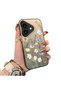 حافظة هاتف بنمط الزهور البرية الكلاسيكية متوافقة مع iPhone 16، حافظة مقاومة للصدمات