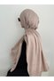 Patterned Jacquard Shawl - Mink