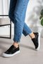 Women's Daily Beige Sneaker Lace-Up Comfortable Sports Shoes - 4