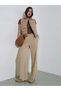 Beige Short Length Padded Gilet - 2