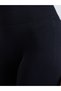 Black Seamless Broad Waist Flare Leggings - 3