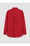 Rmz Gi̇yi̇m Farki̇yla Checkered Embroidered Loose Fit Women's Shirt - 2