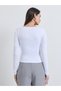 Pack of 2 - Solid Square Neck Fitted T-Shirt - 6