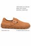 Adelina Genuine Suede Women's Casual Shoes with Large Buckle - 2