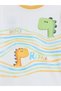 Baby Boy Mustard Dinosaur Print T-Shirt and Shorts Set - 4