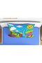 Dinosaur Train Patterned Colorful 3D Digital Printed Single Boy Duvet Cover Set Sleeping Set - 2