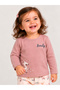 Baby Girl Graphic Long Sleeve T-Shirt and Pants Set - 2