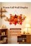 Autumn Simulation Pumpkin Maple Leaf Hanging Ornament, Harvest Festival Wall/Door Decor Prop for Living Room Entryway Cabinet, Berry Pinecone Pumpkin Fall Atmosphere Door Hanger - 2