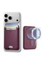 Halolock Wallet Boost Magsafe Card Holder - Burgundy