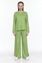 Asymmetrical Cut Wide Leg Suit