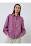 Pink Embroidered Long Sleeve Shirt - 3