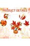 Simulated Pumpkin Maple Leaf Tree with LED Light Halloween Decoration Ornament - 3