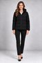 Women's Black Hooded Lined Waterproof Wind Resistant Puffer Coat Jacket Parka - 4