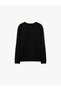Viscose Blended Long Sleeve Crew Neck Knit Sweater - 7