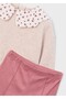 Girl's Collar Detailed Leggings Set - 3