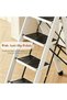 3‑Step Folding Step Ladder, White Step Stool with Widened Non‑Slip Pedals, Portable Household Safety Ladder for Home Kitchen - 5