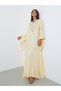 Yellow Embroidered Jalabiya with Embellishment - 3